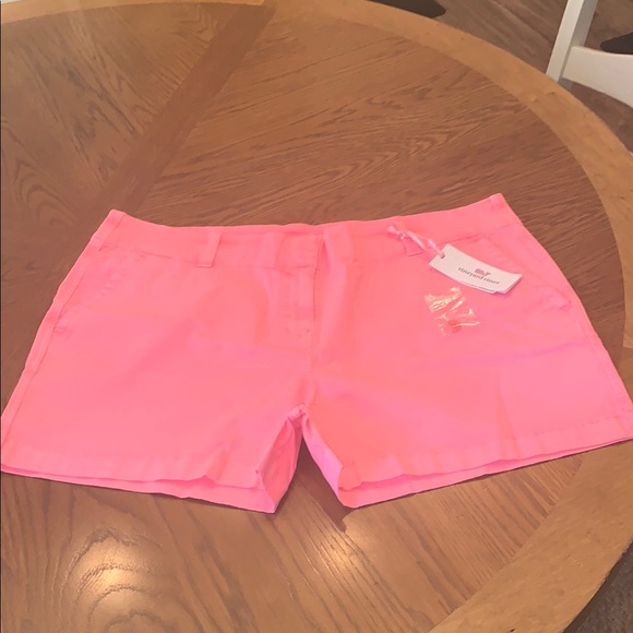 Vineyard Vines Pants - Vineyard Vines Neon Pink Women's Shorts